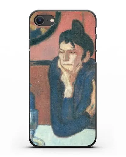 Чехол Любительница абсента (Пикассо Пабло) силиконовый для iPhone SE 2020