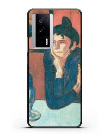 Чехол Любительница абсента (Пикассо Пабло) силиконовый для Xiaomi Poco F5 Pro