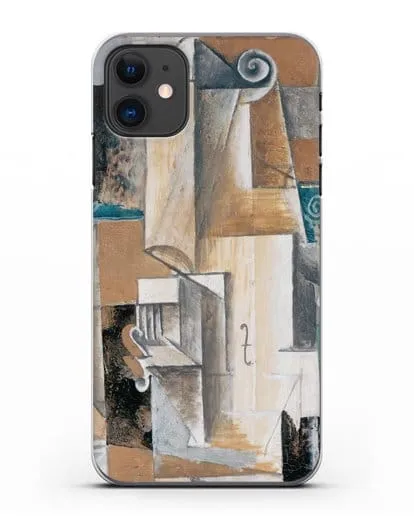 Чехол Гитара и скрипка (Пикассо Пабло) силиконовый для iPhone 11