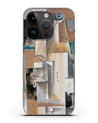 Чехол Гитара и скрипка (Пикассо Пабло) силиконовый для iPhone 14 Pro