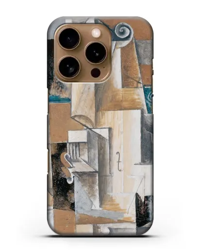 Чехол Гитара и скрипка (Пикассо Пабло) силиконовый для iPhone 16 Pro