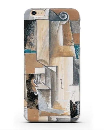 Чехол Гитара и скрипка (Пикассо Пабло) силиконовый для iPhone 6 Plus