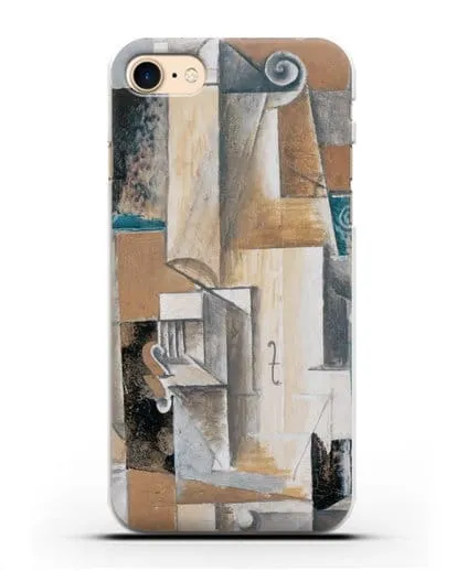 Чехол Гитара и скрипка (Пикассо Пабло) силиконовый для iPhone 8
