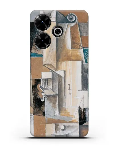 Чехол Гитара и скрипка (Пикассо Пабло) силиконовый для Xiaomi Poco M6