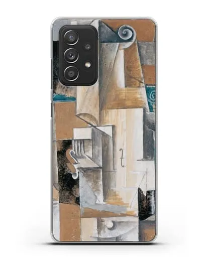 Чехол Гитара и скрипка (Пикассо Пабло) силиконовый для Samsung Galaxy A53