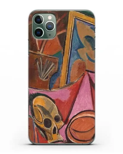 Чехол Композиция с черепом (Пикассо Пабло) силиконовый для iPhone 11 Pro