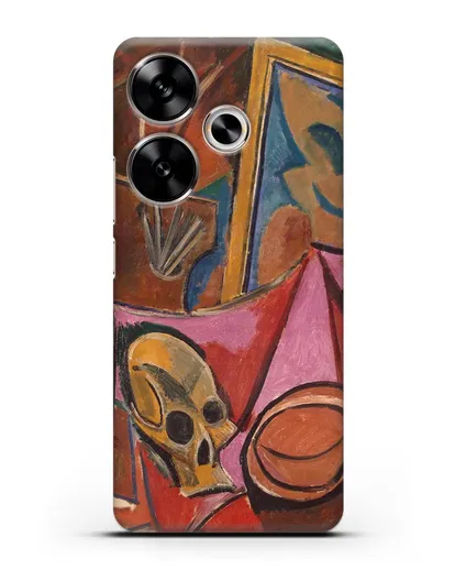 Чехол Композиция с черепом (Пикассо Пабло) силиконовый для Xiaomi Poco F6