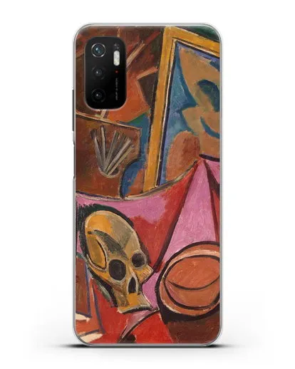 Чехол Композиция с черепом (Пикассо Пабло) силиконовый для Xiaomi Poco M3 Pro