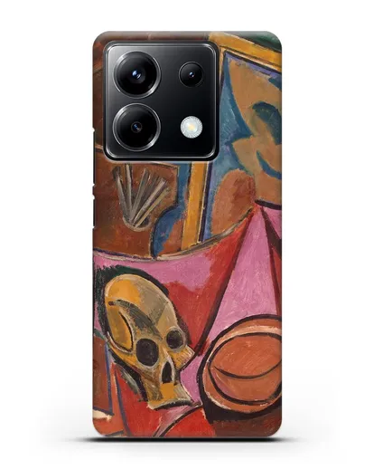 Чехол Композиция с черепом (Пикассо Пабло) силиконовый для Xiaomi Poco X6