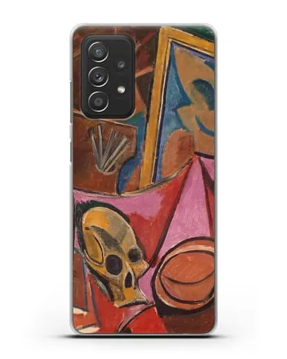 Чехол Композиция с черепом (Пикассо Пабло) силиконовый для Samsung Galaxy A53