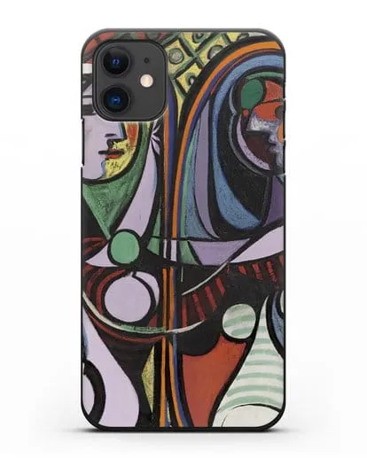 Чехол Девушка перед зеркалом (Пикассо Пабло) силиконовый для iPhone 11