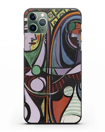 Чехол Девушка перед зеркалом (Пикассо Пабло) силиконовый для iPhone 11 Pro