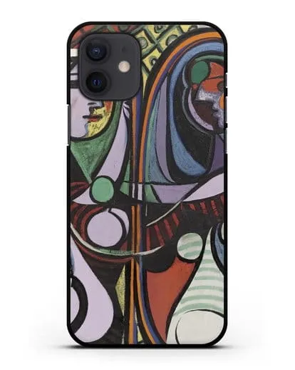 Чехол Девушка перед зеркалом (Пикассо Пабло) силиконовый для iPhone 12