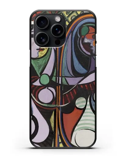 Чехол Девушка перед зеркалом (Пикассо Пабло) силиконовый для iPhone 15 Pro Max