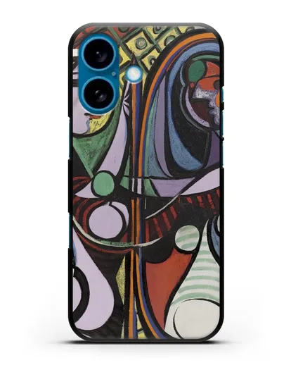 Чехол Девушка перед зеркалом (Пикассо Пабло) силиконовый для iPhone 16