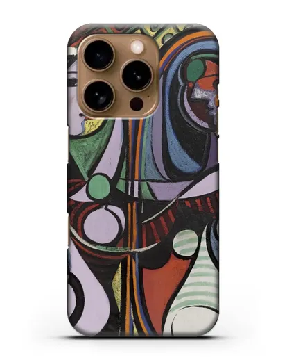 Чехол Девушка перед зеркалом (Пикассо Пабло) силиконовый для iPhone 16 Pro