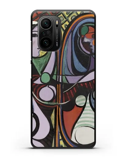 Чехол Девушка перед зеркалом (Пикассо Пабло) силиконовый для Xiaomi Poco F3 Pro