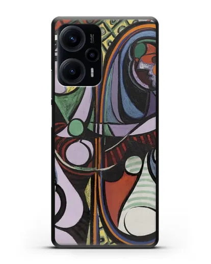 Чехол Девушка перед зеркалом (Пикассо Пабло) силиконовый для Xiaomi Poco F5