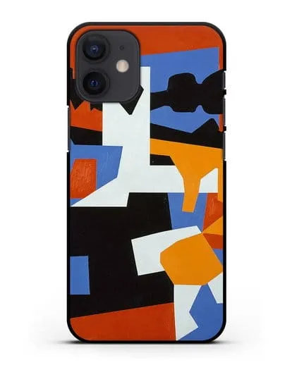Чехол Колониальный кубизм (Дэвис Стюарт) силиконовый для iPhone 12 mini