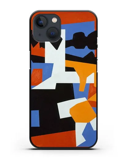 Чехол Колониальный кубизм (Дэвис Стюарт) силиконовый для iPhone 13