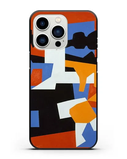 Чехол Колониальный кубизм (Дэвис Стюарт) силиконовый для iPhone 13 Pro