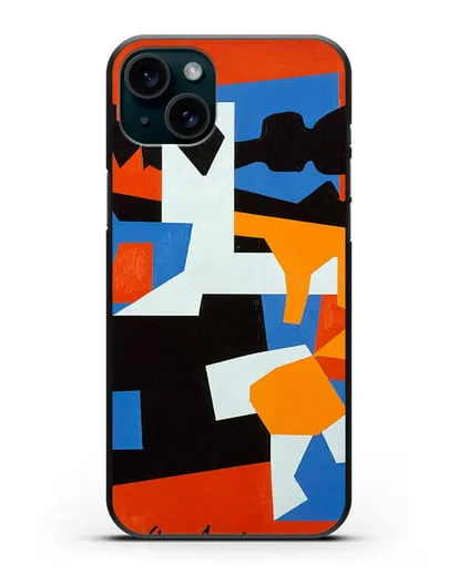 Чехол Колониальный кубизм (Дэвис Стюарт) силиконовый для iPhone 15 Plus
