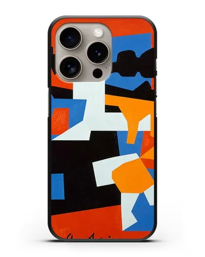 Чехол Колониальный кубизм (Дэвис Стюарт) силиконовый для iPhone 15 Pro