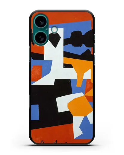 Чехол Колониальный кубизм (Дэвис Стюарт) силиконовый для iPhone 16 Plus