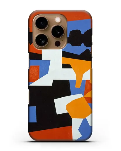 Чехол Колониальный кубизм (Дэвис Стюарт) силиконовый для iPhone 16 Pro