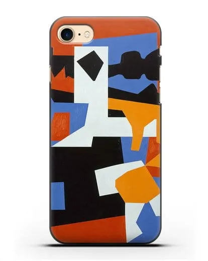Чехол Колониальный кубизм (Дэвис Стюарт) силиконовый для iPhone 7