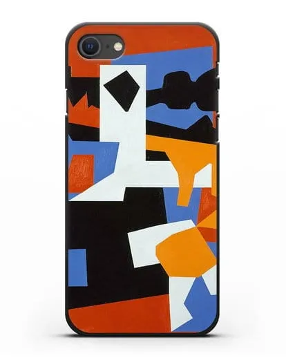 Чехол Колониальный кубизм (Дэвис Стюарт) силиконовый для iPhone SE 2020