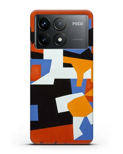 Чехол Колониальный кубизм (Дэвис Стюарт) силиконовый для Xiaomi Poco F6 Pro