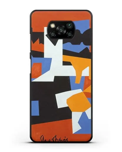 Чехол Колониальный кубизм (Дэвис Стюарт) силиконовый для Xiaomi Poco X3