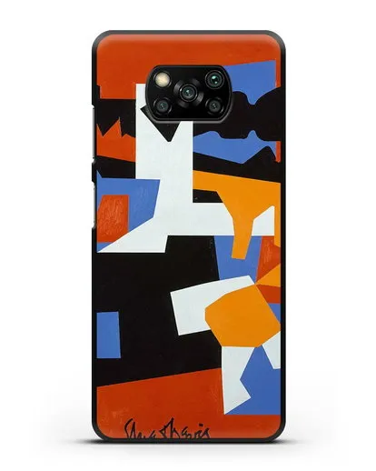 Чехол Колониальный кубизм (Дэвис Стюарт) силиконовый для Xiaomi Poco X3 Pro