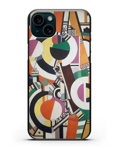 Чехол Диски (Леже Фернан) силиконовый для iPhone 15 Plus