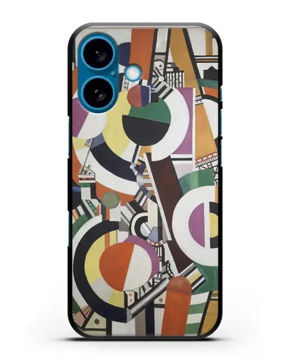 Чехол Диски (Леже Фернан) силиконовый для iPhone 16