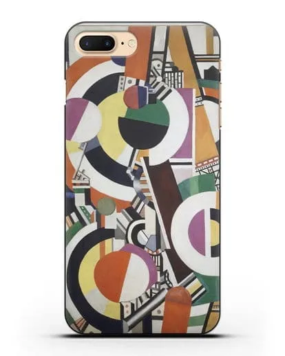 Чехол Диски (Леже Фернан) силиконовый для iPhone 8 Plus