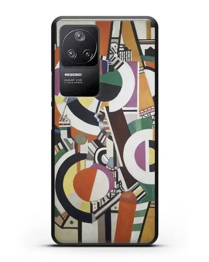 Чехол Диски (Леже Фернан) силиконовый для Xiaomi Poco F4