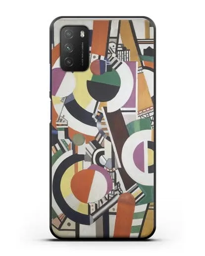 Чехол Диски (Леже Фернан) силиконовый для Xiaomi Poco M3