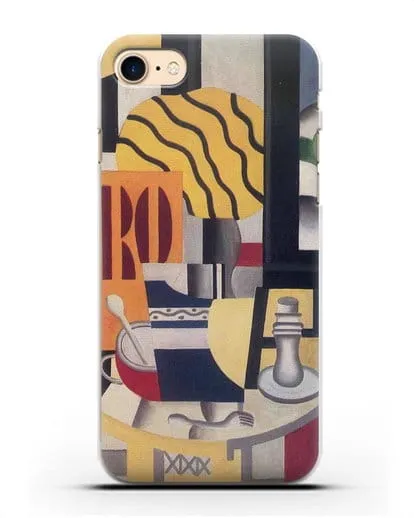 Чехол Натюрморт со свечой (Леже Фернан) силиконовый для iPhone 8