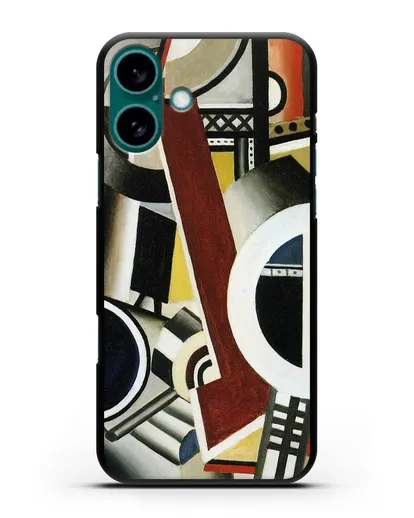 Чехол Машинный элемент 1-е состояние (Леже Фернан) силиконовый для iPhone 16 Plus