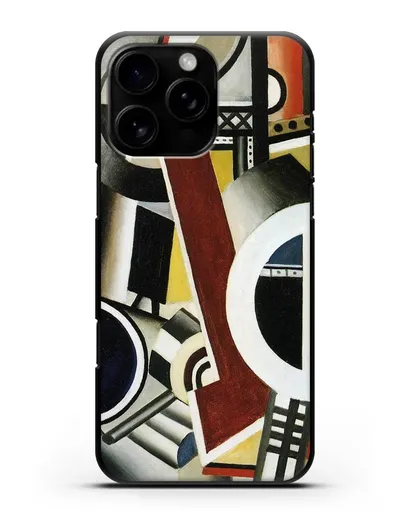 Чехол Машинный элемент 1-е состояние (Леже Фернан) силиконовый для iPhone 16 Pro Max