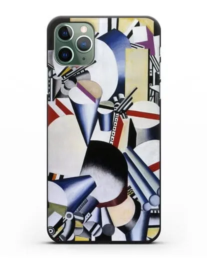 Чехол Механические композиции (Леже Фернан) силиконовый для iPhone 11 Pro Max