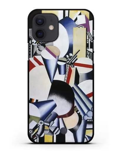 Чехол Механические композиции (Леже Фернан) силиконовый для iPhone 12