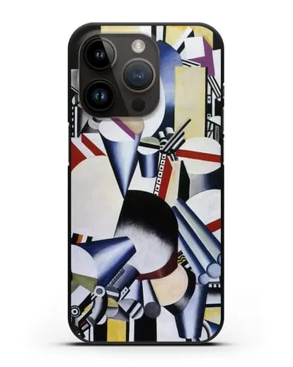 Чехол Механические композиции (Леже Фернан) силиконовый для iPhone 14 Pro