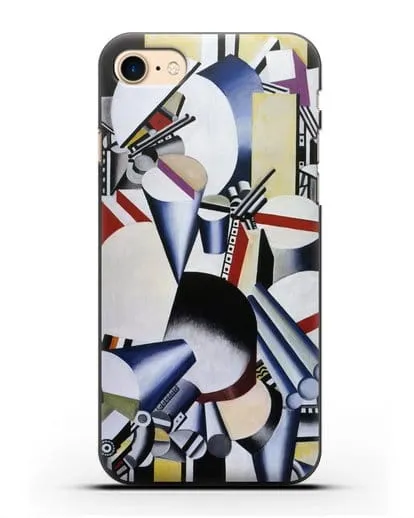 Чехол Механические композиции (Леже Фернан) силиконовый для iPhone 8