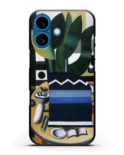 Чехол Натюрморт (Леже Фернан) силиконовый для iPhone 16