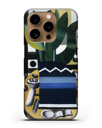 Чехол Натюрморт (Леже Фернан) силиконовый для iPhone 16 Pro