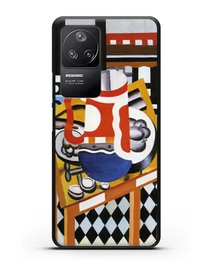 Чехол Натюрморт в финальном состоянии кружки (Леже Фернан) силиконовый для Xiaomi Poco F4