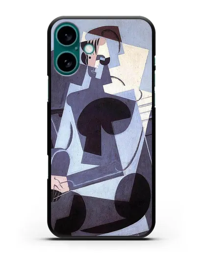 Чехол Портрет мадам Жозетт Грис (Грис Хуан) силиконовый для iPhone 16 Plus